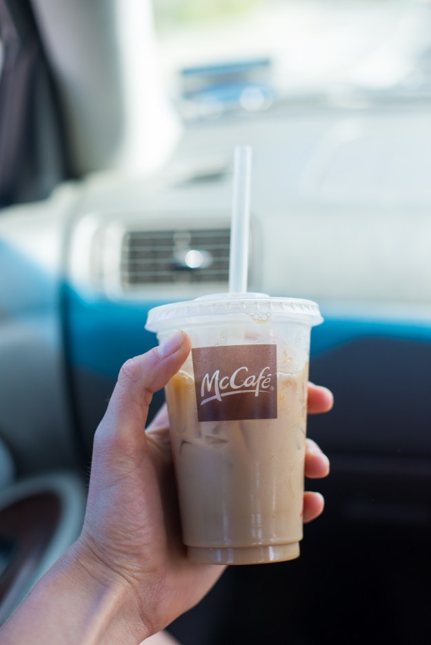 Tiny baby iced coffee from New Zealand that cost $5 dollars.